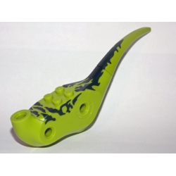 Dinosaur Body Raptor with Dark Green Marks Pattern