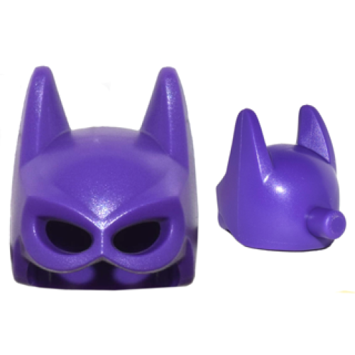 Деталь LEGO 28777 Minifigure, Headgear Mask Batgirl with Attachment for Ponytail