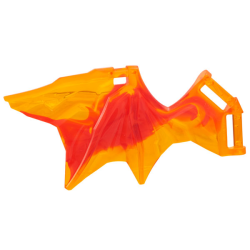 Dragon Wing 11 x 5 with Bar Handles with Marbled Red Pattern Dragon Wing 11 x 5 with Bar Handles with Marbled Red Pattern