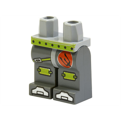 Hips and Dark Bluish Gray Legs with Atlantis Diver Pattern Hips and Dark Bluish Gray Legs with Atlantis Diver Pattern