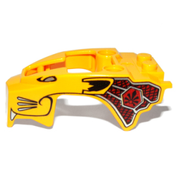 Flywheel Fairing Lion Shape with Gold and Dark Red Pattern Flywheel Fairing Lion Shape with Gold and Dark Red Pattern