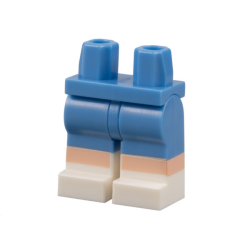 Hips and Legs with White Boots, Light Nougat Knees Pattern Hips and Legs with White Boots, Light Nougat Knees Pattern