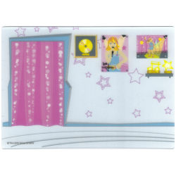 Plastic Part for Set 5942 - Dressing Room Backdrop with Stars, Posters, and Awards Pattern