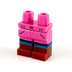 Hips and Legs with Pockets and Black, Blue and Dark Turquoise Stripes and Dark Red Boots Pattern Hips and Legs with Pockets and Black, Blue and Dark Turquoise Stripes and Dark Red Boots Pattern