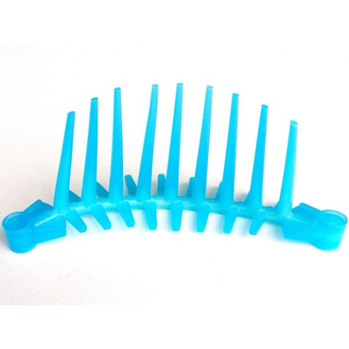 Деталь LEGO 57562pb01 Bionicle Barraki Spine Flexible with Marbled Trans-Dark Blue Pattern