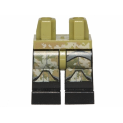 Hips and Black Legs with SW Camouflage Armor, Gray Lines Pattern Hips and Black Legs with SW Camouflage Armor, Gray Lines Pattern