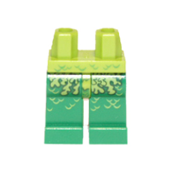 Hips and Green Legs with Swamp Plants and Scales Pattern Hips and Green Legs with Swamp Plants and Scales Pattern