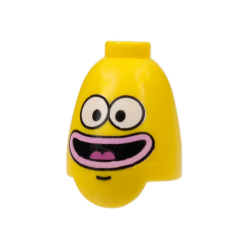 Minifigure, Head, Modified SpongeBob Ice Cream Vendor Pattern