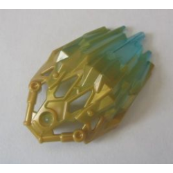 Bionicle Crystal Armor with Marbled Trans-Light Blue Pattern Bionicle Crystal Armor with Marbled Trans-Light Blue Pattern