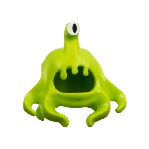 Деталь LEGO 95204pb01 Alien Clinger with White Eye with Black Pupil Pattern