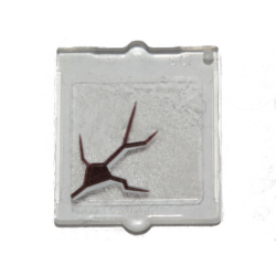 Glass for Window 1 x 2 x 2 Flat Front with Black Scratch Pattern 1 (Sticker) - Set 70419 Glass for Window 1 x 2 x 2 Flat Front with Black Scratch Pattern 1 (Sticker) - Set 70419