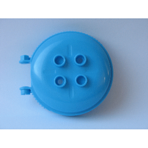 Деталь LEGO 44461 Duplo Cart Lid Round with 2 x 2 Studs and Hinge