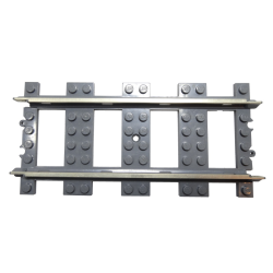 Train, Track 9V Straight - Dark Bluish Gray Train, Track 9V Straight - Dark Bluish Gray