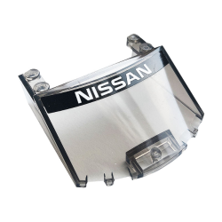 Windscreen 6 x 6 x 1 2/3 with White 'NISSAN' on Black Background Pattern (Sticker) - Set 76896 Windscreen 6 x 6 x 1 2/3 with White 'NISSAN' on Black Background Pattern (Sticker) - Set 76896