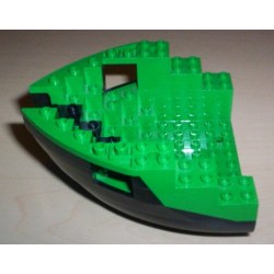 Boat, Hull Small Bow 12 x 12 x 5 1/3 with Green Top (6050 / 6051) Boat, Hull Small Bow 12 x 12 x 5 1/3 with Green Top (6050 / 6051)