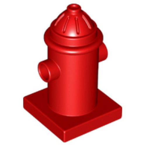 Деталь LEGO 6414 Duplo Fire Hydrant - Red