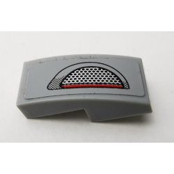 Slope, Curved 2 x 1 x 2/3 with Headlight Pattern Model Left Side (Sticker) - Set 75910 Slope, Curved 2 x 1 x 2/3 with Headlight Pattern Model Left Side (Sticker) - Set 75910