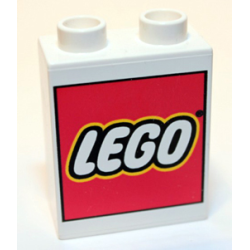 Duplo, Brick 1 x 2 x 2 with LEGO Logo Large Pattern Duplo, Brick 1 x 2 x 2 with LEGO Logo Large Pattern