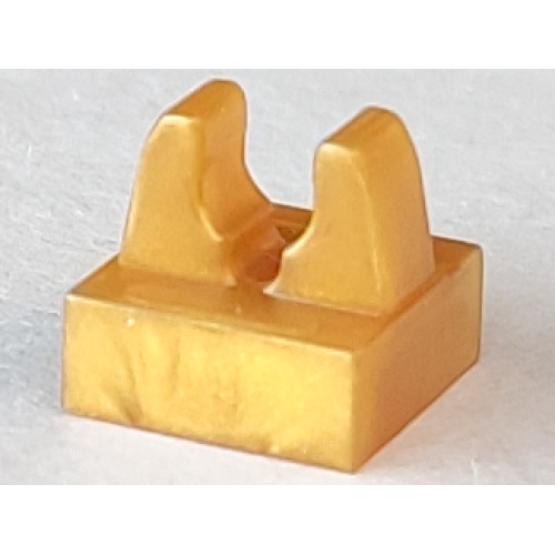 Деталь LEGO 93794 Tile, Modified 1 x 1 with Clip with Center Cut - Red