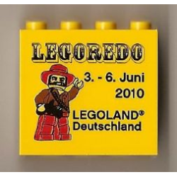 Brick 2 x 4 x 3 with Legoland Deutschland LEGOREDO 3. - 6. Juni 2010 Pattern