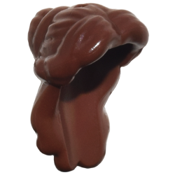 Mini Doll, Hair Friends Long, Parted Bangs, Curls, Bun, Hole on Top Mini Doll, Hair Friends Long, Parted Bangs, Curls, Bun, Hole on Top