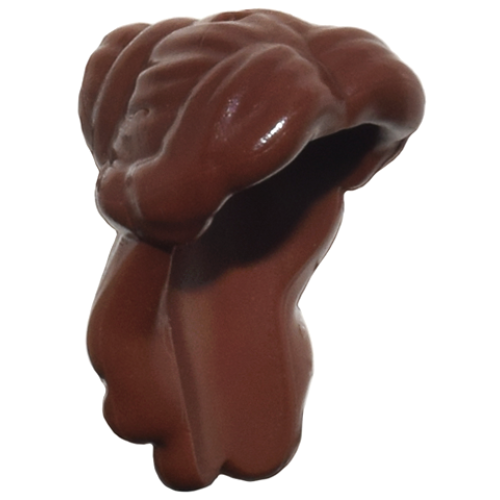 Деталь LEGO 23955 Mini Doll, Hair Friends Long, Parted Bangs, Curls, Bun, Hole on Top