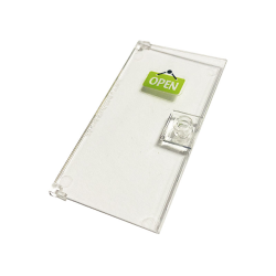 Door 1 x 4 x 6 with Stud Handle with Lime 'OPEN' Sign Pattern (Sticker) - Set 41444 Door 1 x 4 x 6 with Stud Handle with Lime 'OPEN' Sign Pattern (Sticker) - Set 41444