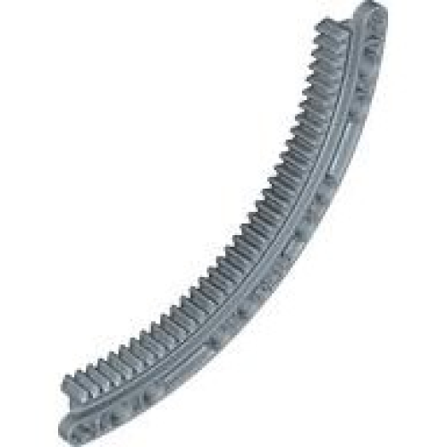 Деталь LEGO 24121 Technic, Gear Rack 11 x 11 Curved - Sand Blue