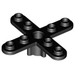 Propeller 4 Blade 5 Diameter with Rounded Ends and Closed Hub Propeller 4 Blade 5 Diameter with Rounded Ends and Closed Hub