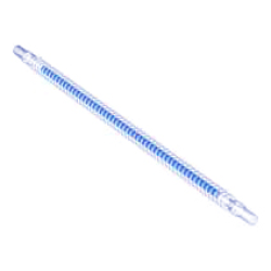 Hose, Flexible Ribbed with 8mm Ends 19L / 15.2cm with Molded Blue Center Pattern Hose, Flexible Ribbed with 8mm Ends 19L / 15.2cm with Molded Blue Center Pattern