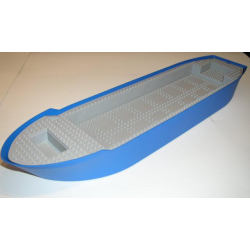 Boat, Hull Unitary 74 x 18 x 7 with Light Bluish Gray Top