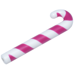 Minifigure, Utensil Cane with Molded Magenta Candy Stripe Pattern