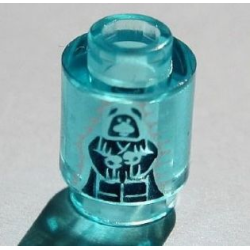 Brick, Round 1 x 1 with Emperor Palpatine / Darth Sidious Pattern