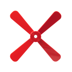 Propeller 4 Blade 13 Diameter with Studs Propeller 4 Blade 13 Diameter with Studs