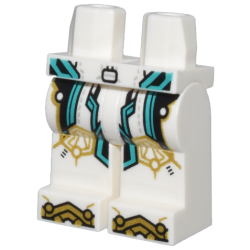 Hips and Legs with Armor Dark Turquoise and Black Trim and Gold Knee Pads and Boot Tips Pattern Hips and Legs with Armor Dark Turquoise and Black Trim and Gold Knee Pads and Boot Tips Pattern