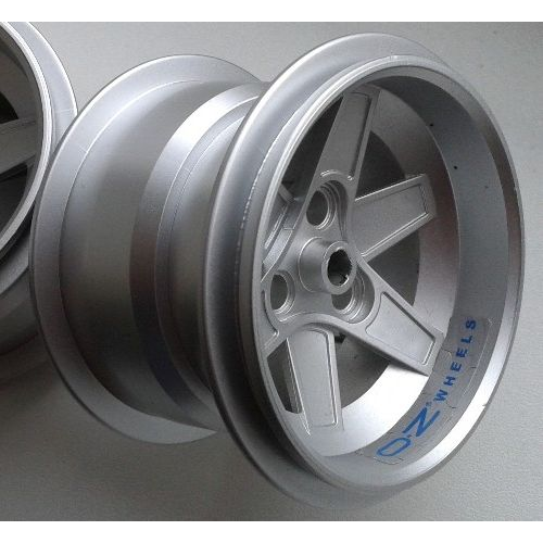 Деталь LEGO 22969pb01 Wheel 62mm D. x 46mm Technic Racing Large with 2x 'OZ WHEELS' Pattern (Stickers) - Set 8461