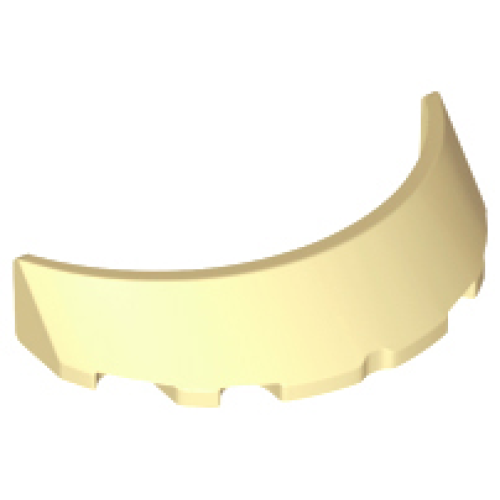 Деталь LEGO 62360 Windscreen 3 x 6 x 1 Curved - Tan