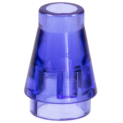 Cone 1 x 1 - Trans-Purple