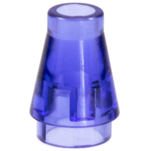 Деталь LEGO 4589 Cone 1 x 1 - Trans-Purple