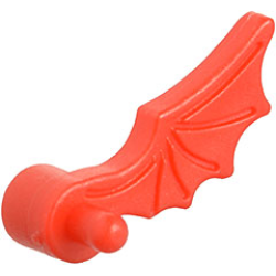 Minifigure, Plume Dragon Wing Right - Red