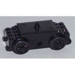 Electric, Train Motor 9V RC Train with Black Axles and Wheels (x1688 / 3706 / 55423c01)
