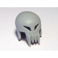 Minifigure, Headgear Helmet Alien Skull with Fangs - Light Bluish Gray