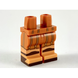 Hips and Legs with Skirt with Tan Straps, Nougat Legs, and Dark Brown Sandals Pattern Hips and Legs with Skirt with Tan Straps, Nougat Legs, and Dark Brown Sandals Pattern