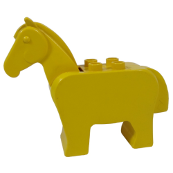 Duplo Horse with Movable Head and Tail
