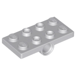 Plate, Modified 2 x 4 with Pin Holes - Light Bluish Gray