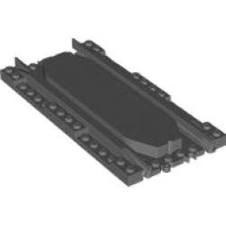 Train, Track Plastic (RC Trains) Straight with Smooth Raised Center Crossing Train, Track Plastic (RC Trains) Straight with Smooth Raised Center Crossing