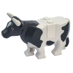 Cow with Black Spots Pattern Cow with Black Spots Pattern