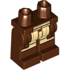 Hips and Legs with Tan Robe Ends and Knee Wrappings Pattern Hips and Legs with Tan Robe Ends and Knee Wrappings Pattern