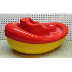 Primo Vehicle Boat Bathtime with Red Top - Yellow Primo Vehicle Boat Bathtime with Red Top - Yellow
