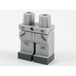 Hips and Legs with Pockets and Dark Bluish Gray Shoes Pattern Hips and Legs with Pockets and Dark Bluish Gray Shoes Pattern